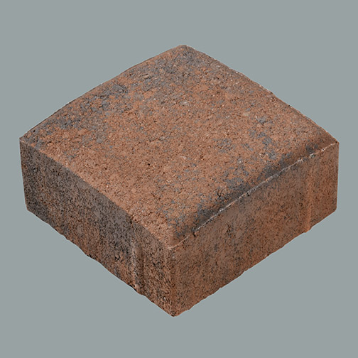  Product photograph on light gray of 6x6 Standard paver