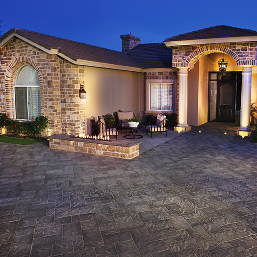 Aztec slate color entrance