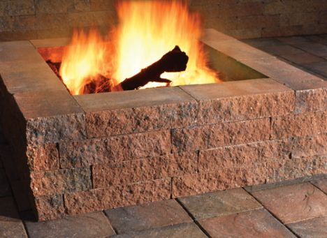 Square fire pit
