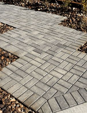 Holland paver walkway