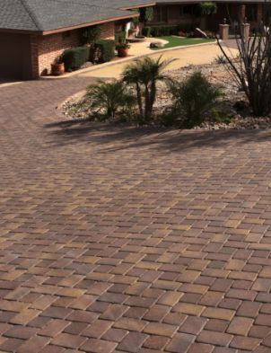 Paver driveway
