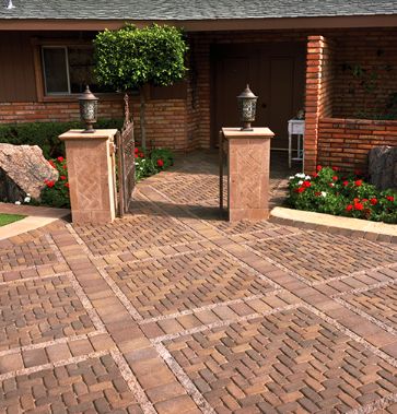 Territorial Paver Driveway